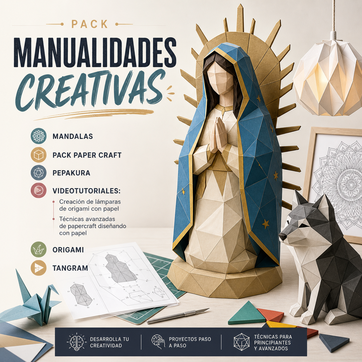 MANUALIDADES CREATIVAS (MÁS DE 800 PLANTILLAS DE DIVERSAS CATEGORIAS)